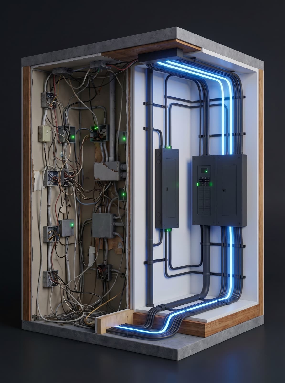 Full home rewiring — CaliSpark Electric in San Diego
